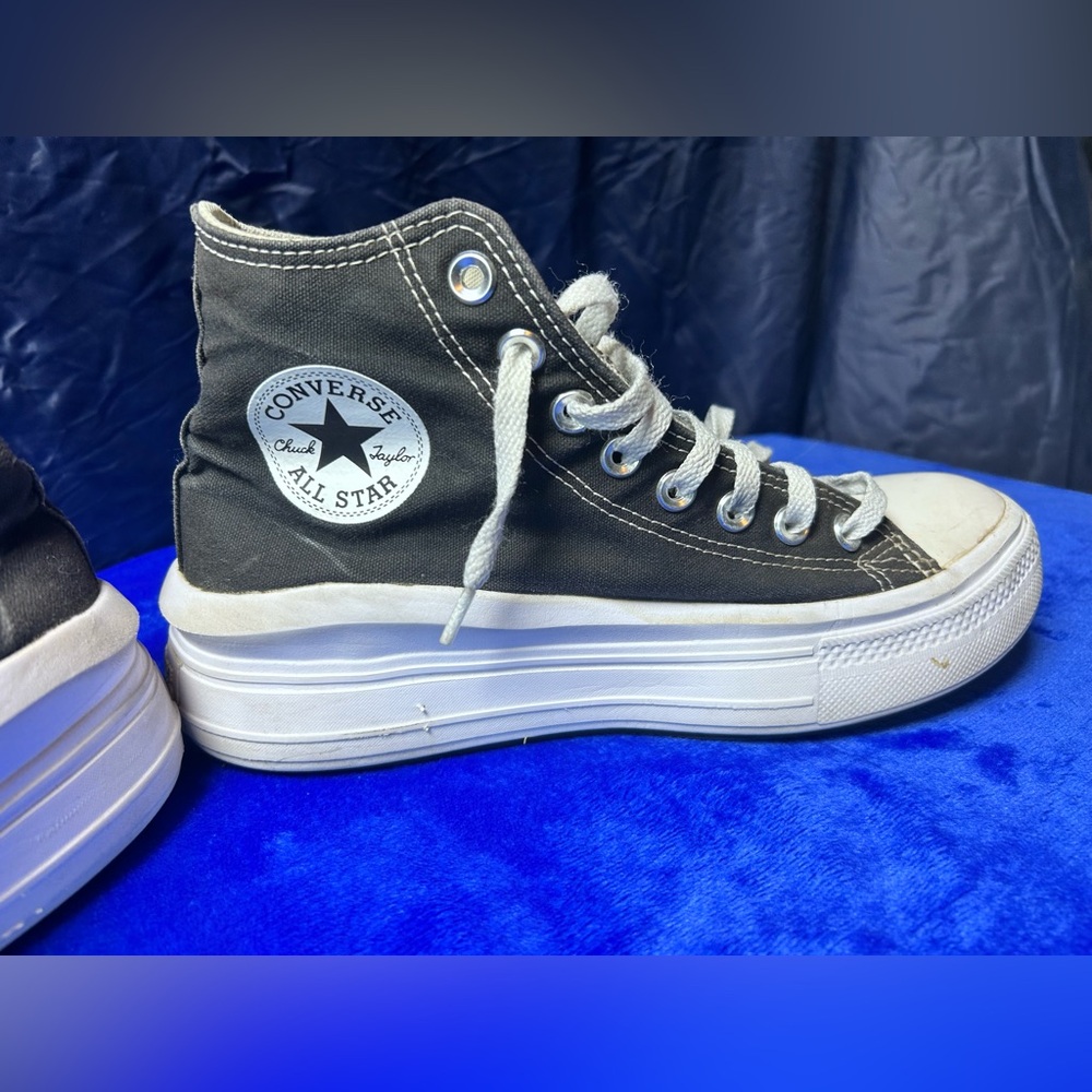 Converse Black and White High-Top Sneakers